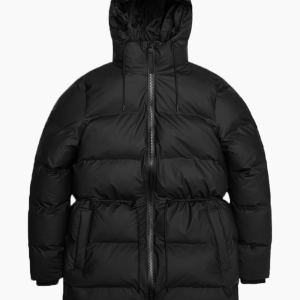 Alta Puffer String W Jacket - Black - Rains - Sort S