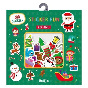 Boek Specials Nederland BV Stickerfun Christmas with 200 Stickers