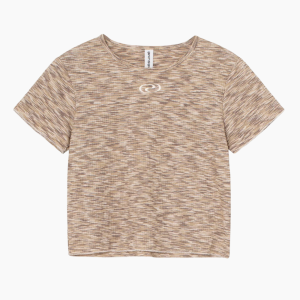 BriannaRS Tee - Brown Melange - Résumé - Brun XS