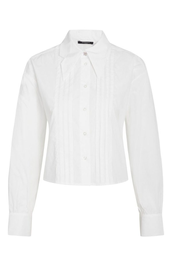 Bruuns Bazaar - Skjorte - CerastiumBBFeruz Shirt - White