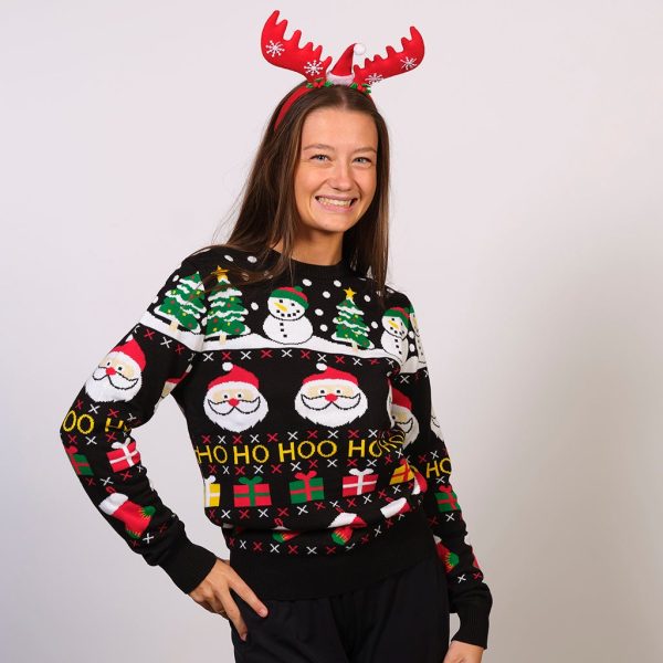 Den Glade Julesweater - dame / kvinder.