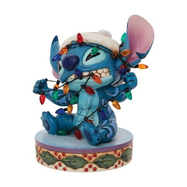 Disney Stitch er viklet ind i lyskæde figur