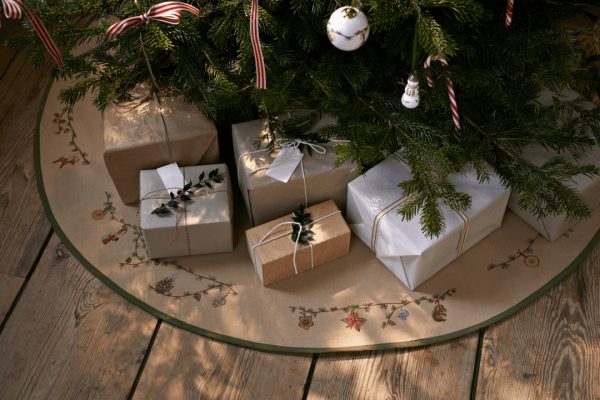 Kähler - Hammershøi Christmas Juletræstæppe Ø130 cm sand