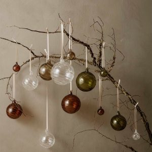 Twirl Ornaments L - Set of 4 - Mu