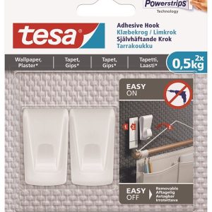 tesa Adhesive deco hook 0.5kg Wallpaper