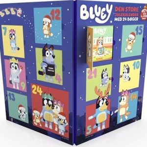 Bluey Julekalender - Adventskalender Med 24 Bøger