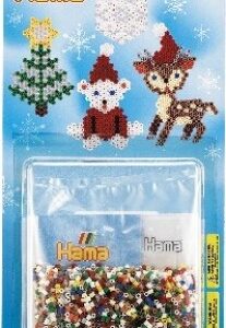 Hama Mini Perlesæt - Julepynt Perleplade Og 2.000 Perler - 5514