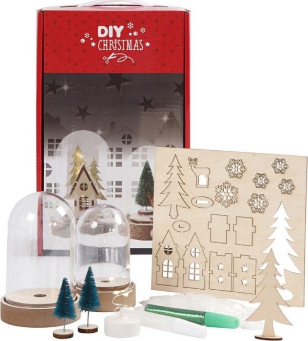 Lav Selv Glasklokker Med Pynt - Diy Christmas