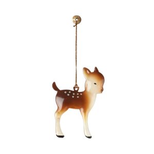 Maileg Juleornament i Metal - Bambi - Small