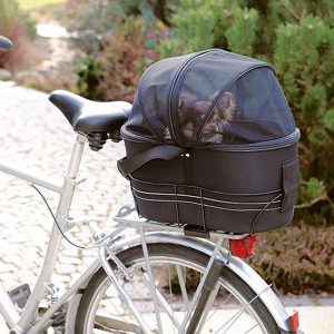 Trixie Bicycle basket for wide bike racks EVA 29 × 42 × 48 cm black