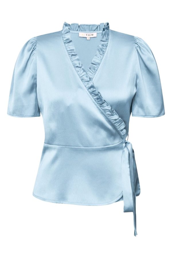 A-View - Bluse - Peony Blouse - Light Blue