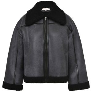 A-View - Jakke - Alise Coat - black/grey