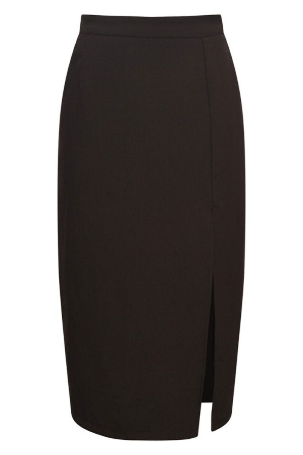 A-View - Nederdel - Annali Midi Skirt - Dark Brown