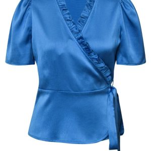 A-View - Top - Peony Blouse - Blue