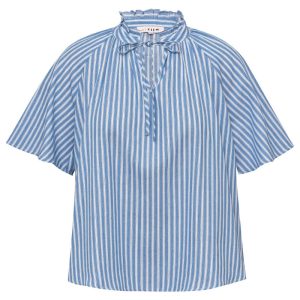 A-View - Top - Safia Blouse - Blue/White Stripe