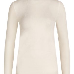 Bruuns Bazaar - Bluse - AngelaBB Roll Neck - Snow White