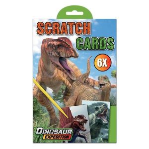 Creative Craft Group - Dino 6 Scratch Cards