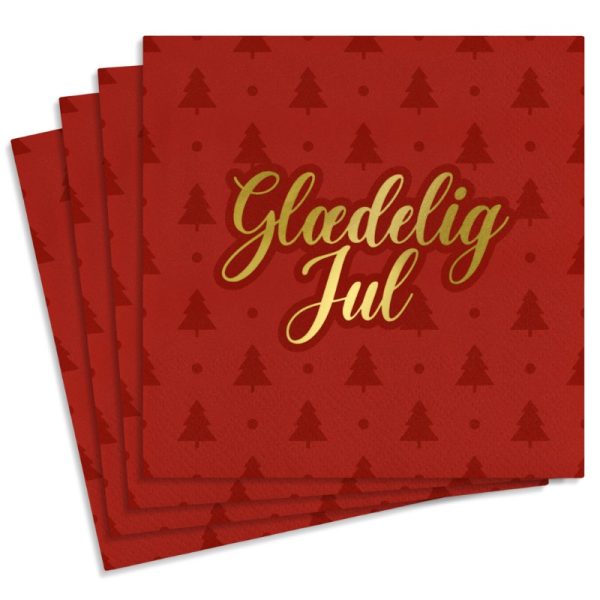 Glædelig Jul Servietter