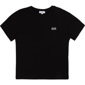 Hugo Boss Boy Short Sleeves T-Shirt Black - Str. 10 år