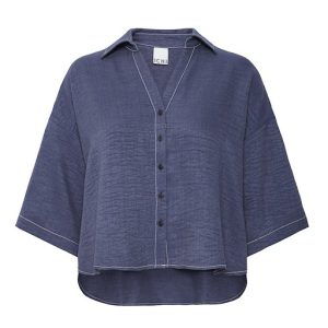 Ichi - Skjorte - IX Elsie - Faded Denim