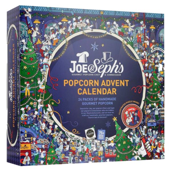 Joe & Sephs Gourmet Popcorn Julekalender 2025