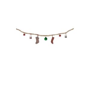 Juleguirlande m/ 7 ornamenter - Maileg L: 116 cm