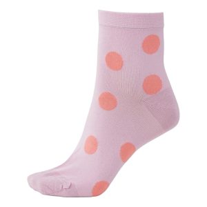 Korte ankelstrømper fra CPH sock Comp. - Lila Dot str. 36-39