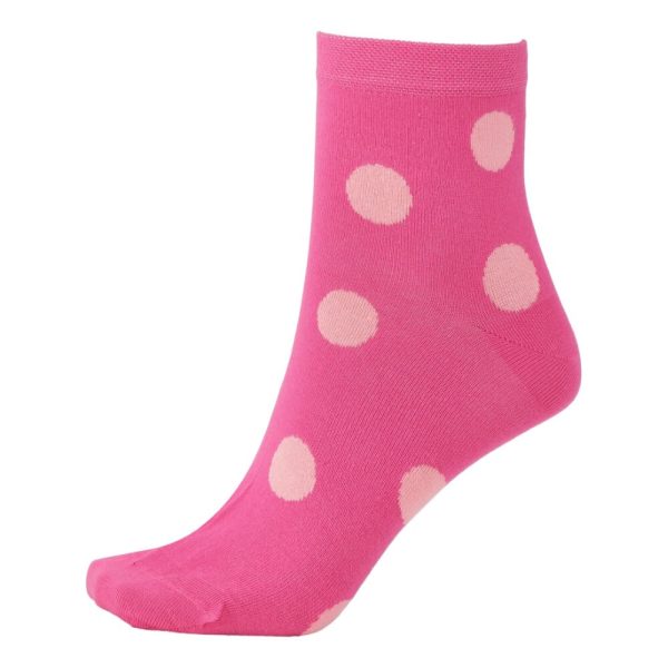 Korte ankelstrømper fra CPH sock Comp. - Pink Dot str. 36-39