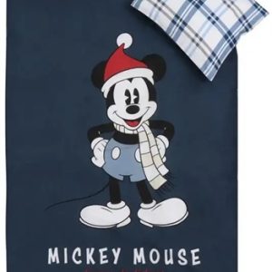 Mickey Mouse Julesengetøj - 100x140 cm - Junior sengesæt i 100% blødt bomuld