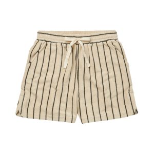 Naram Gym Shorts - Creme & Ink