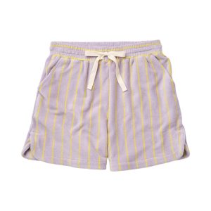 Naram Gym Shorts - Llilac & Neon Yellow