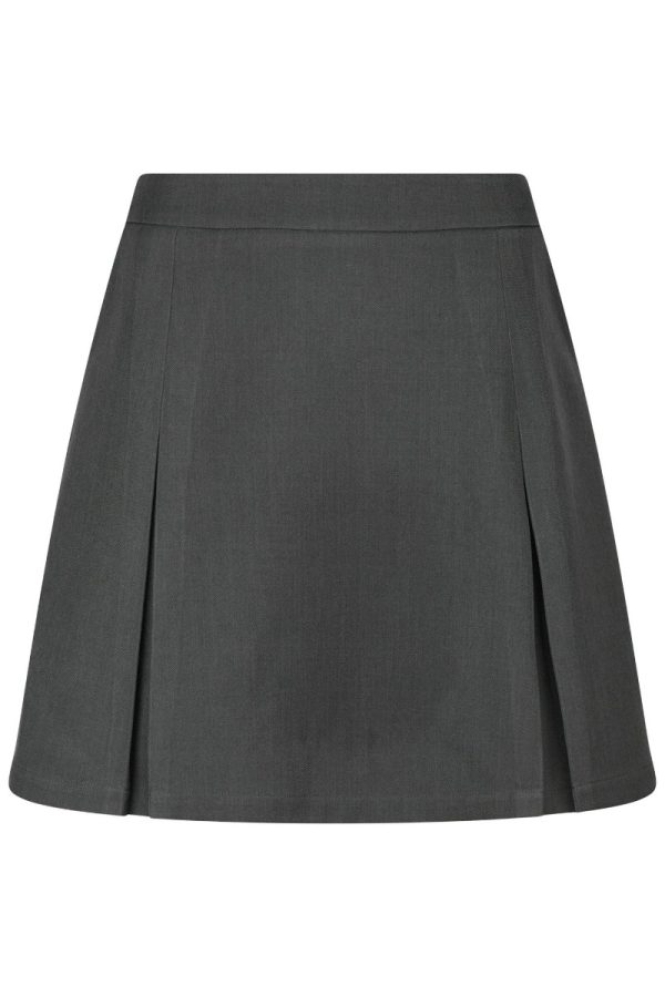 Neo Noir - Nederdel - Summa Structure Skirt - Dark Grey