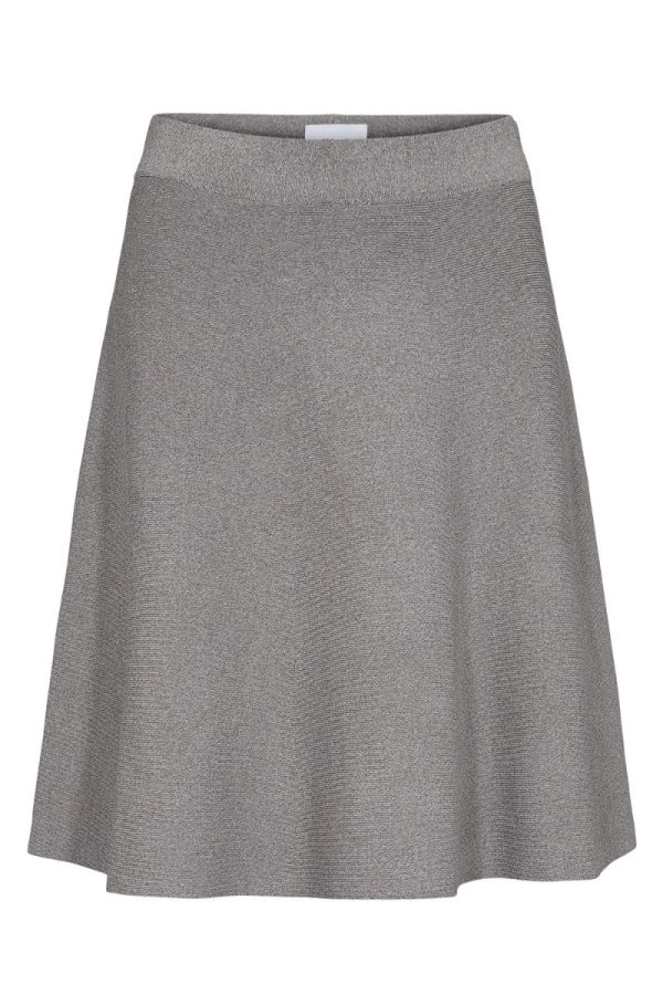 Nümph - Nederdel - Nulillypilly Skirt - Light Grey Mel