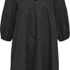 Objrigini 3/4 Sleeve Vneck Dress 1