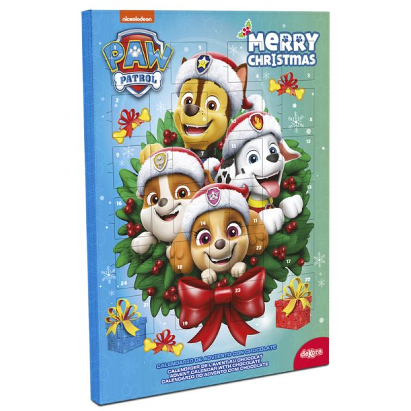 Paw Patrol julekalender med chokolade