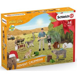 Schleich Wild Life Julekalender - Vilde dyr og tilbehør