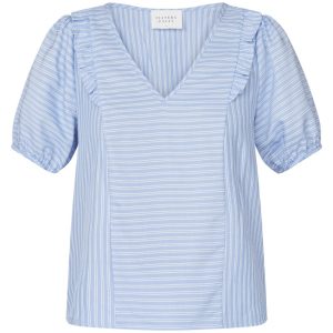 Sisters Point - Bluse - Enina-SS - Blue Stripe