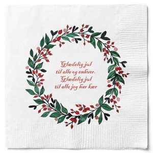 Glædelig Jul Servietter