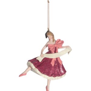Konges Sløjd Julekugle - Christmas Bow Ballerina