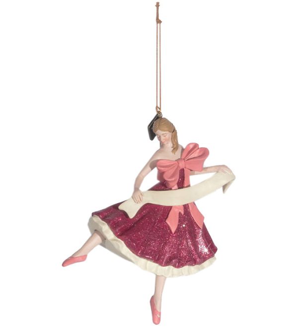 Konges Sløjd Julekugle - Christmas Bow Ballerina