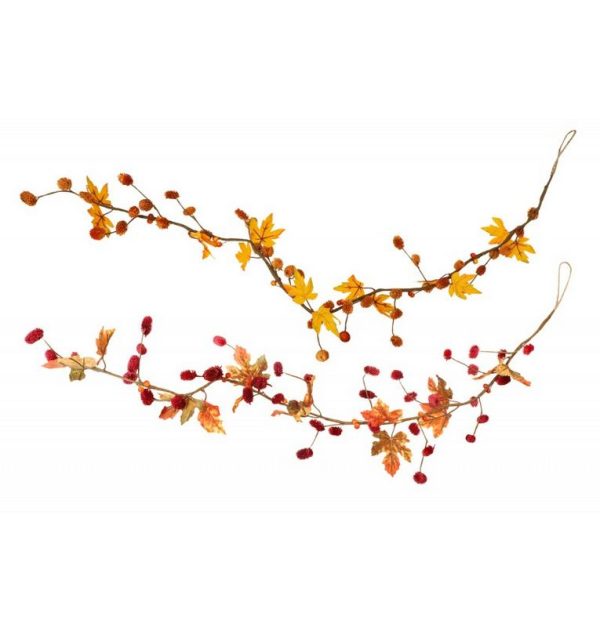 Kunstig Efterårsblad Guirlande