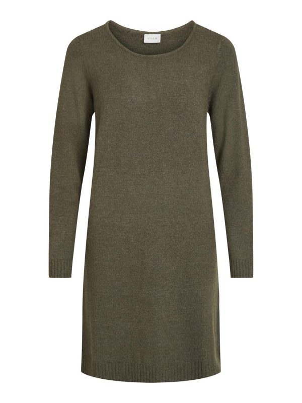 Viril L/S strikkjole - Forest Night