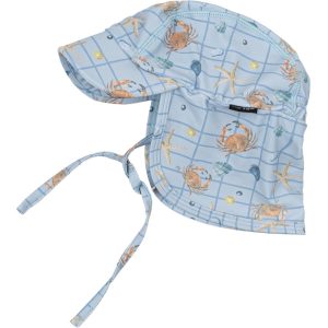 Badehat med Print - Recycled - FADEDDENIM - 9-12 MDR.