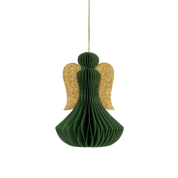 Grøn Engel 7.5 cm.