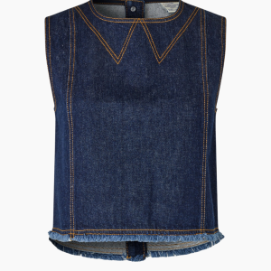 Madi Top - Night Sky Denim - Baum und Pferdgarten - Blå M
