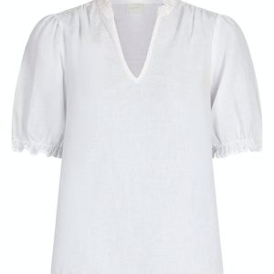 Neo Noir - Bluse - Odesa Linen Blouse - White