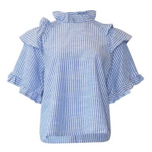 Noella - Bluse - Lesly Blouse - Blue Stripe (Levering start april)