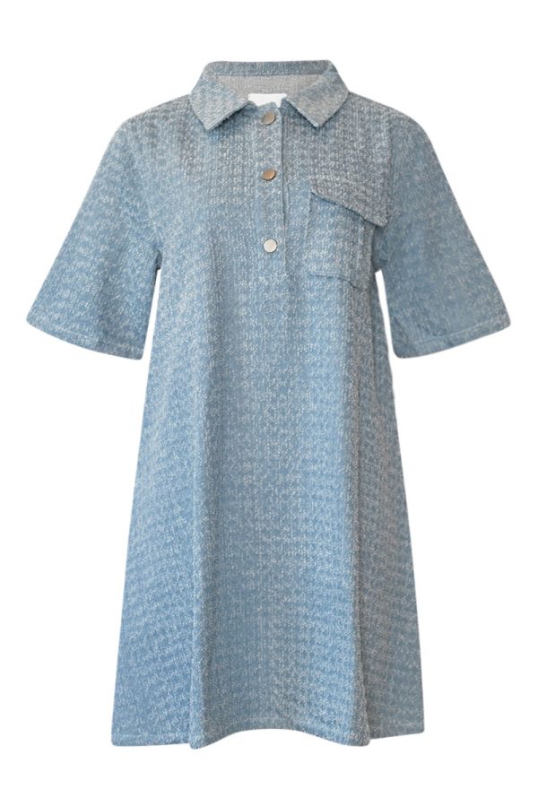 Noella - Kjole - Jozie Dress - Light Blue Wash (Levering midt marts)