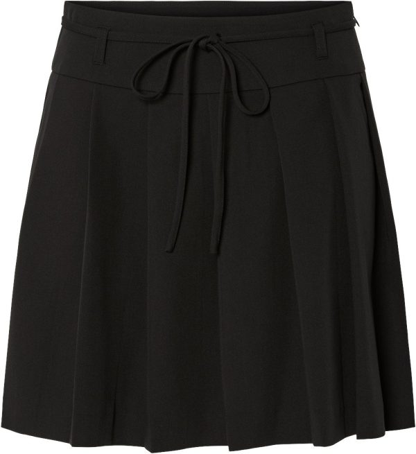 Pcfrida MW Short Pleated Skirt D2D