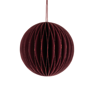Rød Kugle 7.5 cm.